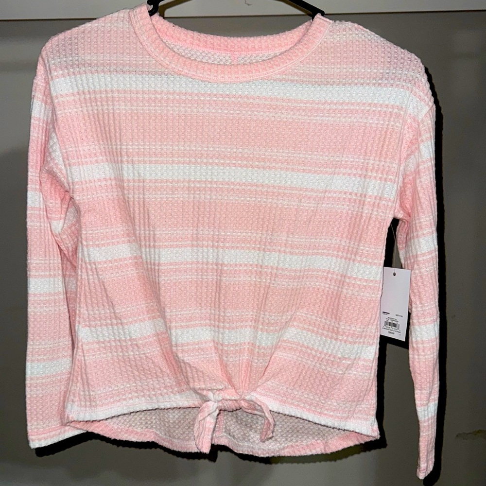 🌸 Cute SO® Tie Front Long Sleeve Tee 🌸